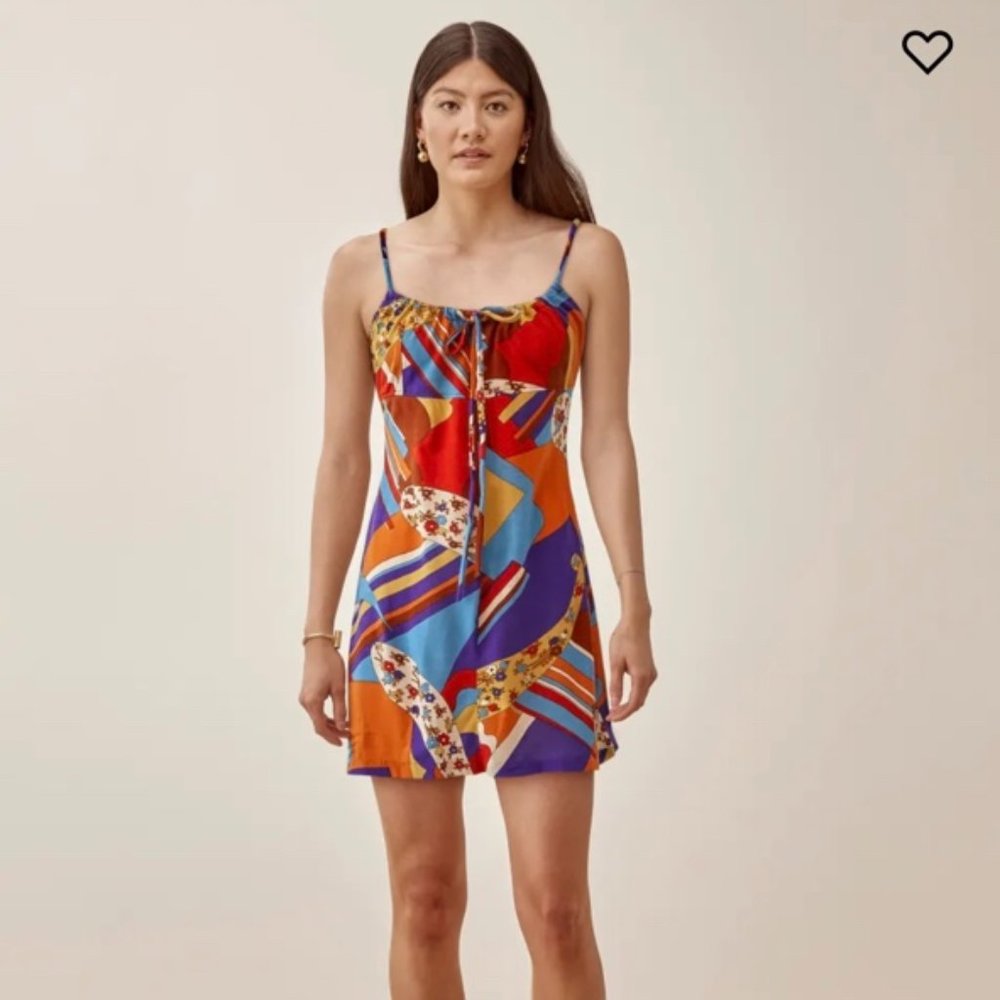 Reformation Vintage Patchwork Dress
